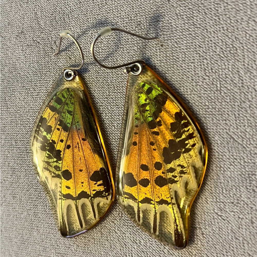 Butterfly Wing Dangle Earrings